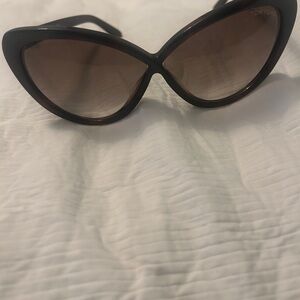 Tom Ford Dark Brown Cat-Eye Sunglasses